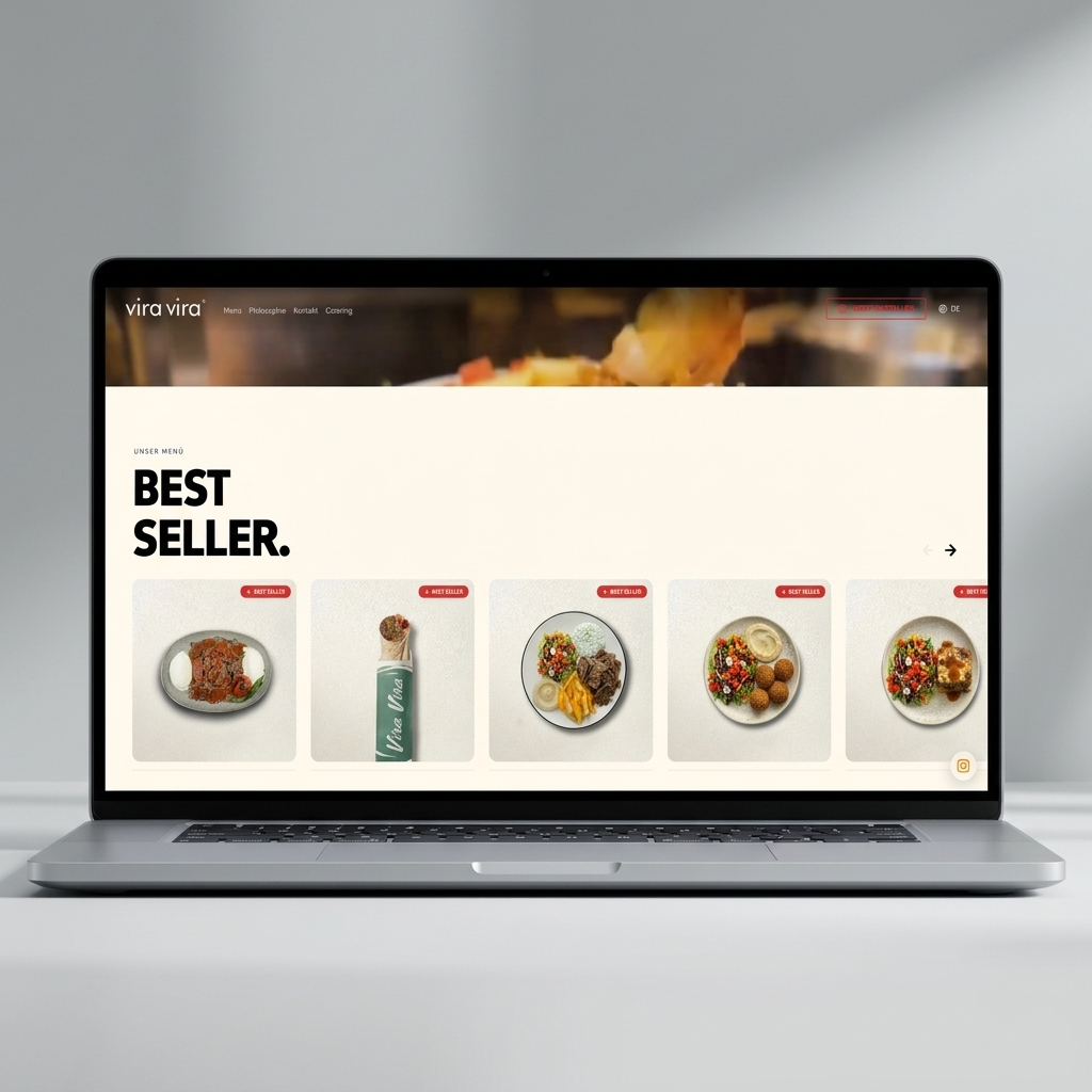 Vira Vira Website Mockup